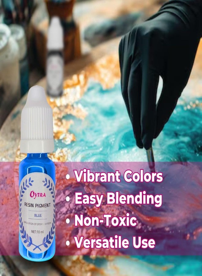 Oytra Resin Pigment Colors Set of 6 for Art Kit Materials Craft Combo for Beginners Artists Professionals - Image 2